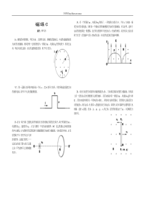 高考物理奥赛训练：磁场C