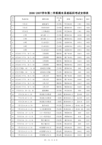 系部组织安排表