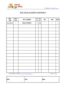 兽医实验室记录的填写及管理程序