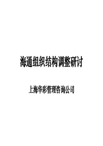 组织结构调整研讨（PPT61页）