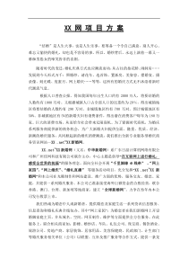 XX网站项目方案