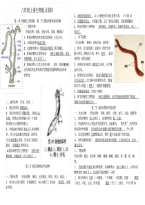 人教版八年级上册生物复习资料