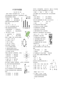 初中生物会考错题集