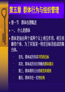 群体行为与组织管理