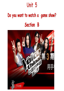 Unit5Doyouwanttowatchagameshow