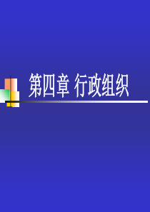 行政管理学04