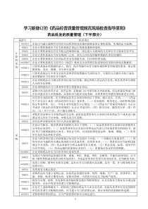 批发公司培训讲义学习GSP现场检查指导原则下半部分考卷及答案