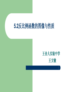 反比例函数的图像与性质