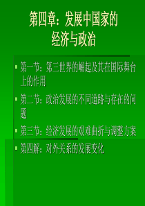 发展中国家的经济与政治