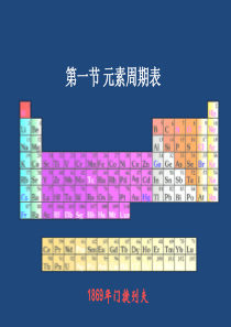 第一章物质结构元素周期律