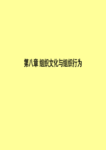 组织行为学4815组织文化与组织行为