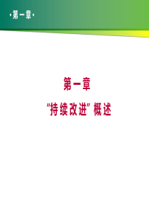 煤矿安全生产标准化管理体系-持续改进 要素