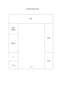 6主要设备设施布局、食品经营操作流程