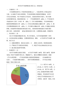 四手术持续改进PDCA