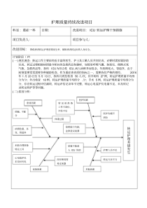 患者转运安全PDCA