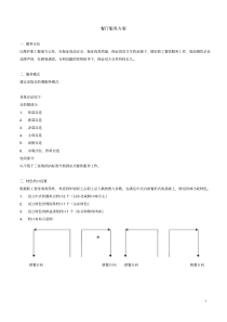 食堂服务方案(20169整理)