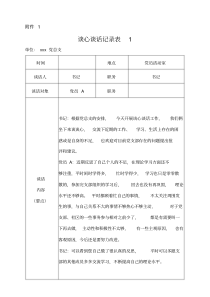 教师党员间谈心谈话记录6篇