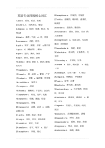 最新英语专业四级核心词汇(整理版)