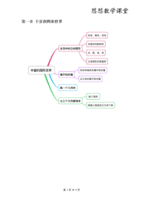 北师大七年级上册思维导图(完整版)