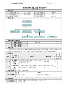 5司机外勤岗位说明书