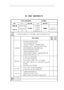 IT经理岗位说明书