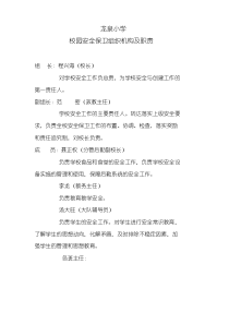 校园安全保卫组织机构及职责(20200420185715)