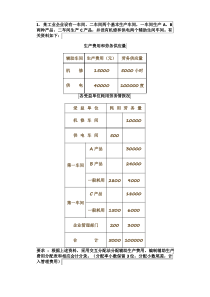 成本会计形考作业2答案