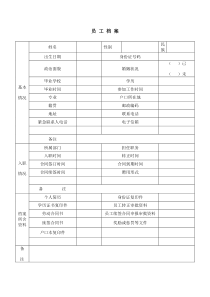 员工档案MicrosoftWord文档(2)