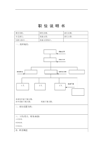 TDT-职位说明书