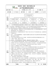 XXXX制衣有限公职务说明书(生产卷)(DOC 46页)