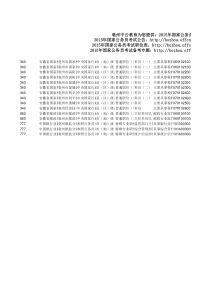 XXXX国家公务员安徽亳州职位表