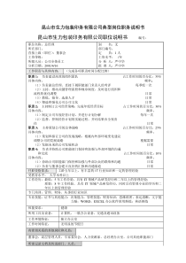 工作分析与职务说明书-精品推荐