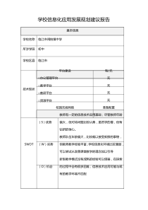 信息技术2.0学校测评报告