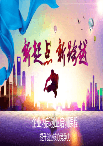 企业内部创业培训课程(裂变式创业)（PDF52页）