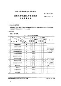 SCT 8012-1994 渔船无线电通信、导航及助渔设备配制定额