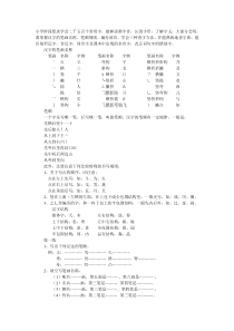 六年级汉字复习