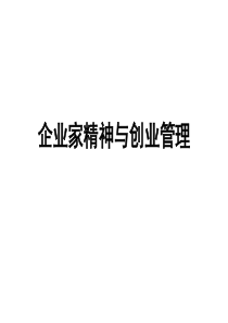 企业家精神与创业管理（PPT104页）