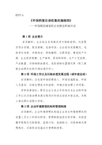 环保档案目录收集实施细则doc-附件2：环保档案目录收