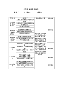 六年级复习修改病句