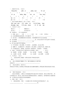 苏教版六年级语文下册练习题全套