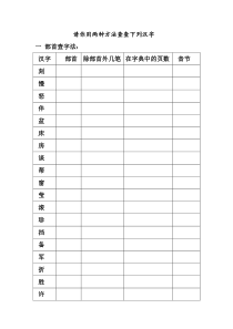 一年级语文暑假作业设计 查字典