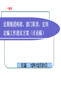 公司架构、部门职责