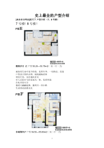 史上最全房地产户型说辞文案