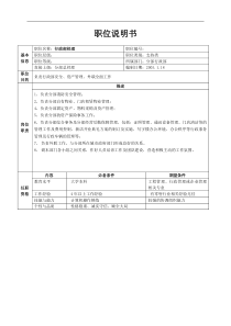 分部行政部职位说明书(26)