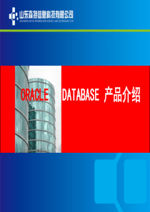 oracle 产品介绍