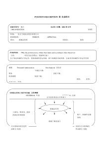 商城总经理职位说明书