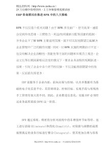 ERP咨询顾问在推进BPR中的八大策略(DOC 6)