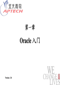 Oracle 入门(一)