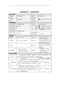 大型活动经理岗位说明书