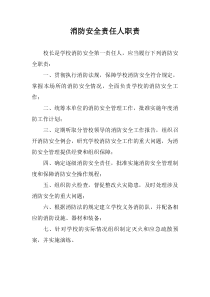 学校消防安全责任人职责（DOC62页）